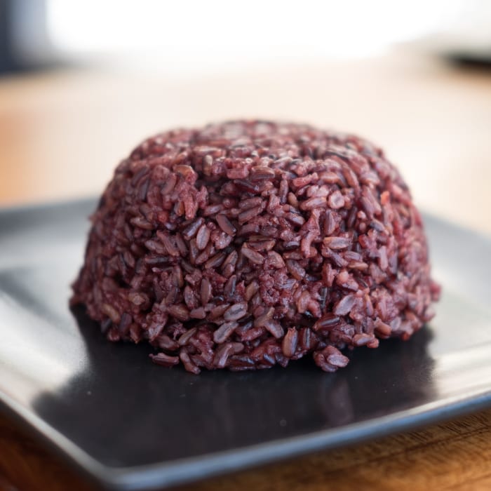 Riceberry Rice.